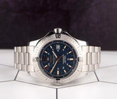 Breitling 44mm Colt Blue Dial Automatic Steel Mens Watch A17388 Papers